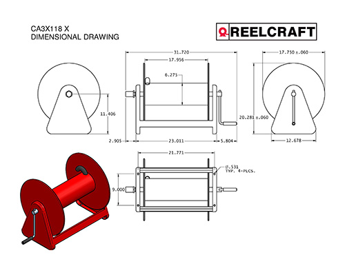 CA33118 L Dimensions