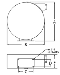 7850 EMP Dimensions