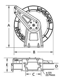 RT465-OLP Dimensions