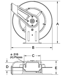 TW7450 OLP Dimensions